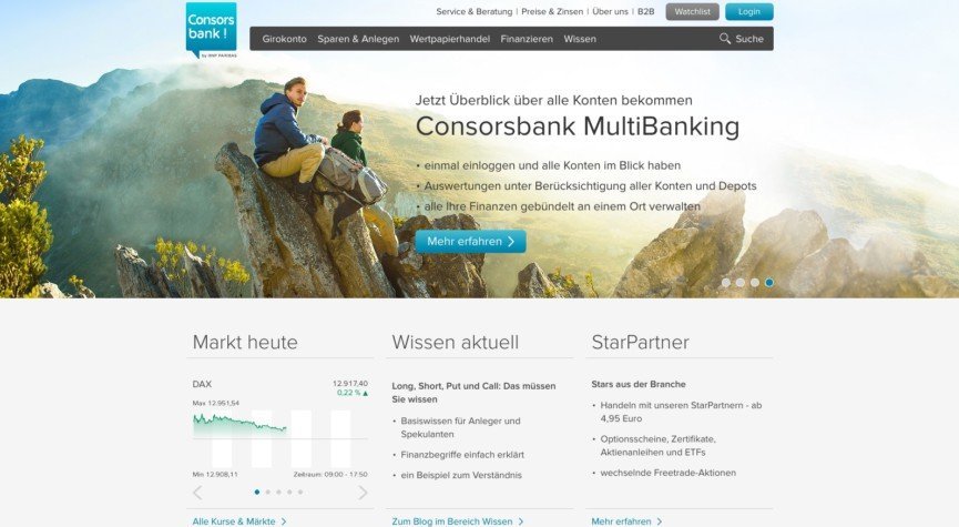 Consorsbank ändert Geschäftsbedingungen
